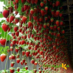 Клубника ампельная Анастасия купить по цене от 370р. в интернет-магазине «Посадика» с доставкой почтой в в Коломнае и по всей России – [изображение №1].