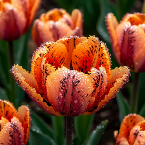 Тюльпан Литл Джем купить по цене от 199р. в интернет-магазине «Посадика» с доставкой почтой в в Коломнае и по всей России – [изображение №1].